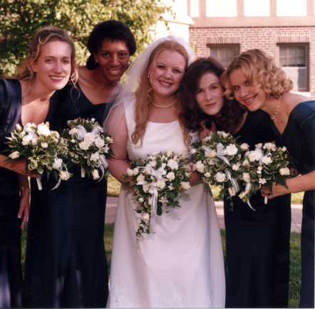 Alicia and Bridal Party, 2001